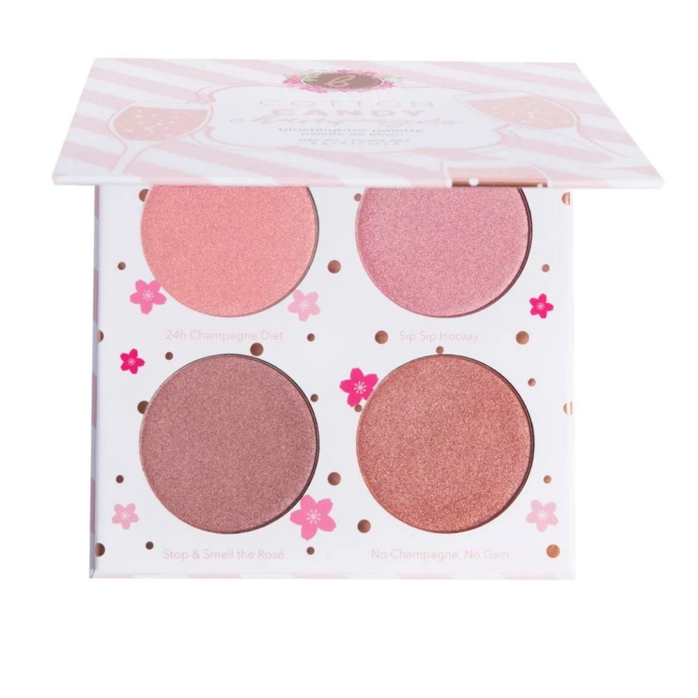 NEW Beauty Bakerie Cotton Candy Champagne Blushlighter Palette